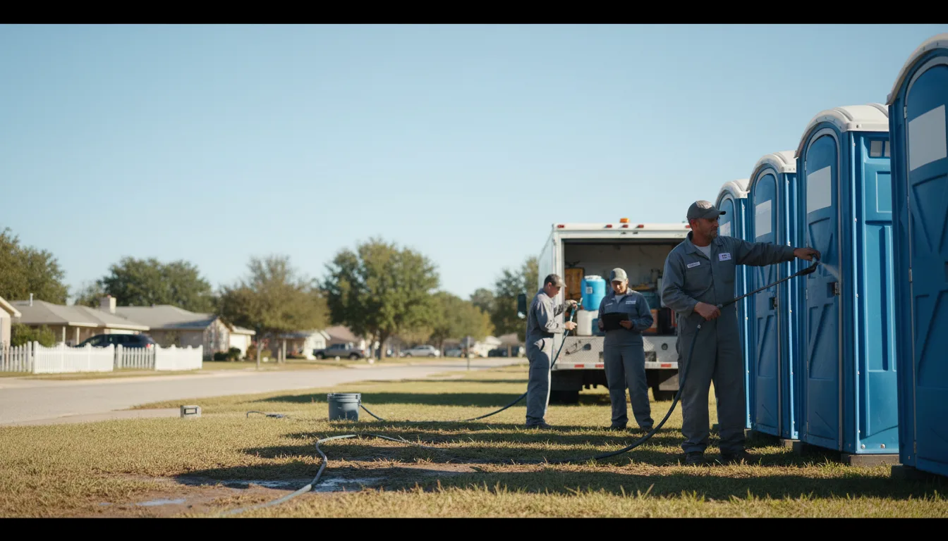 Long-Term Portable Toilet Rental in League City, TX near me
